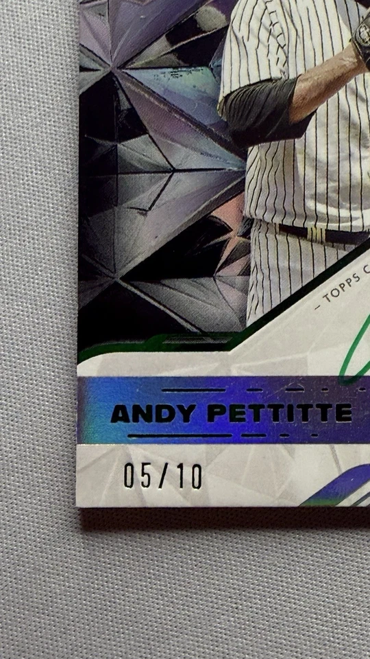 2025 Topps Diamond Icons Baseball ANDY PETTITTE AUTO 5/10 #WPA-AP - Image 3 of 4