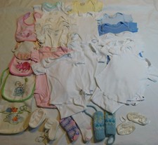 LOT VTG GIRL BABY INFANT BOY CLOTHES sz NB 6 month ONESIE GERBER BODYSUIT ROMPER