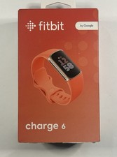 Fitbit Charge 6 Fitness Tracker Champagne Gold / Coral Band GA05184-NA Open Box