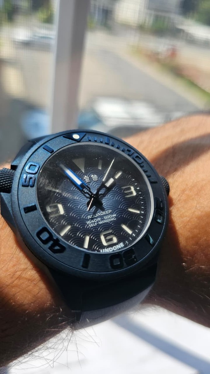 UNDONE × Hokusai Kan “The Wave Forward” Diver Watch limited