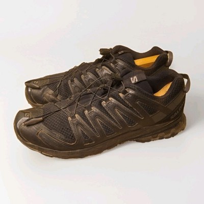 Size 13 Men's Salomon XA Pro 3D V8 Hiking Shoes 416891 Triple Black
