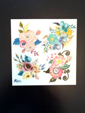 Violette Stickers Painted Roses Crafts Planner Supply Scrapbook