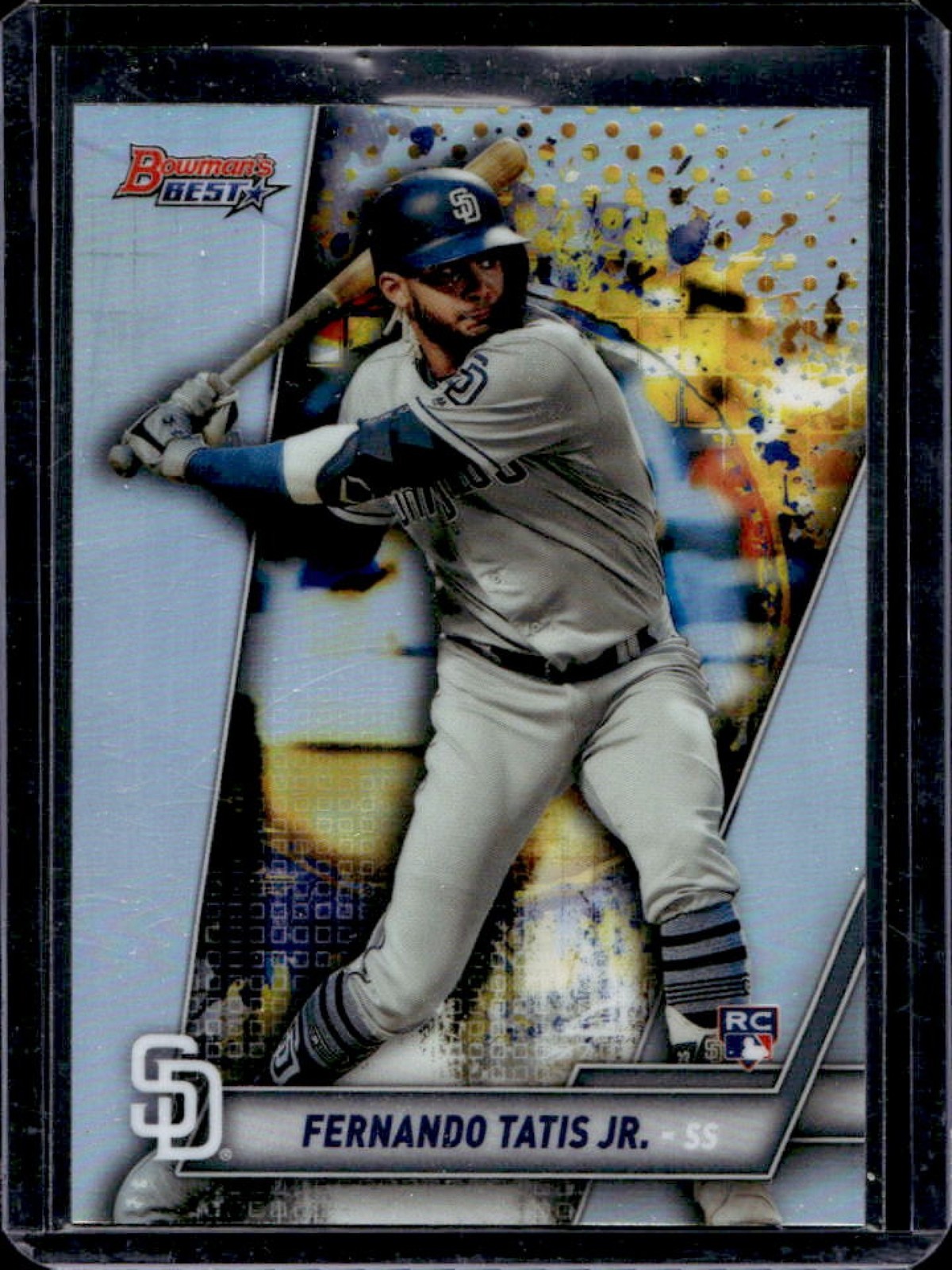 2019 Bowman's Best Fernando Tatis Jr. RC Refractor Rookie #58 Padres