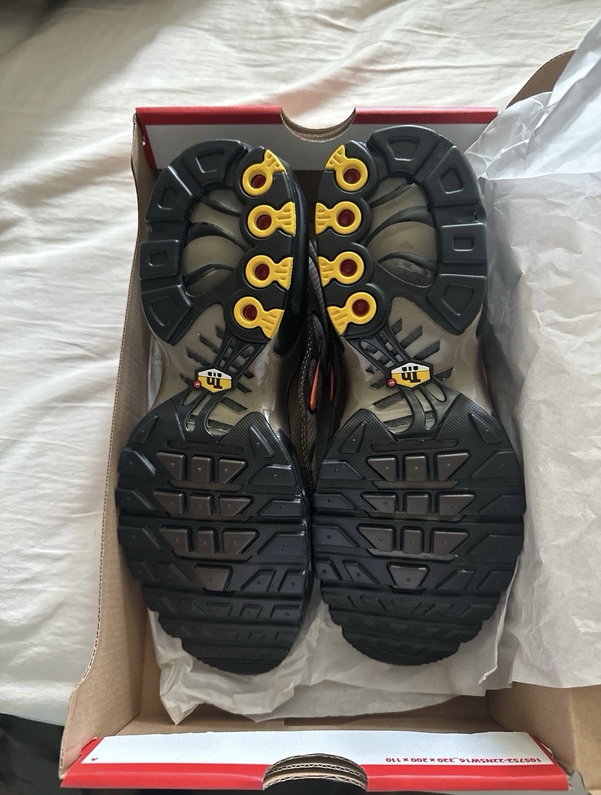 Nike Air Max Plus Baroque Brown/Khaki/Black/Safety Orange DM0032-200 Size 7.5 thumbnail 5