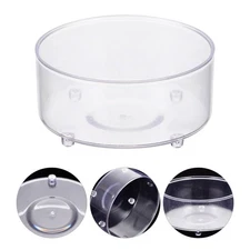 30 Pcs Transparent Acrylic Reptile Food Cups Multi Function Water Bowls