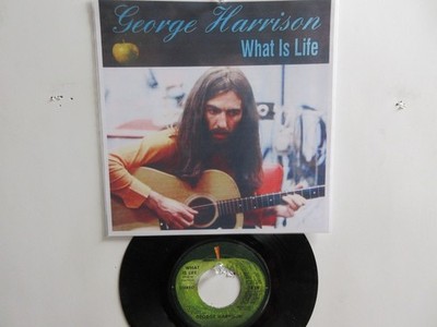   ' GEORGE HARRISON '  HIT 45+PICTURE [WHAT IS LIFE]  1971 ! 