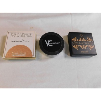Makeup-Face Bronzer, Pressed Highlighter, Loose Setting Powder New In Box