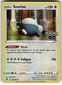 Snorlax 055/078 Pokémon GO