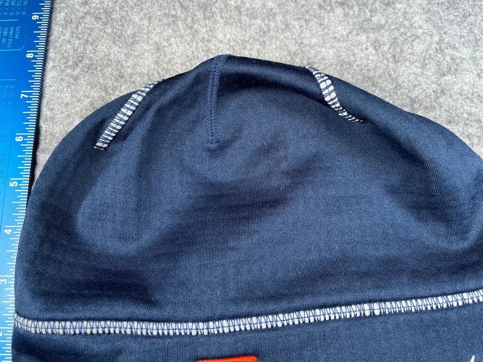 Illinois Fighting Illini Beanie Toque Adult One Size Blue Knit Poly Blend - Image 3 of 4