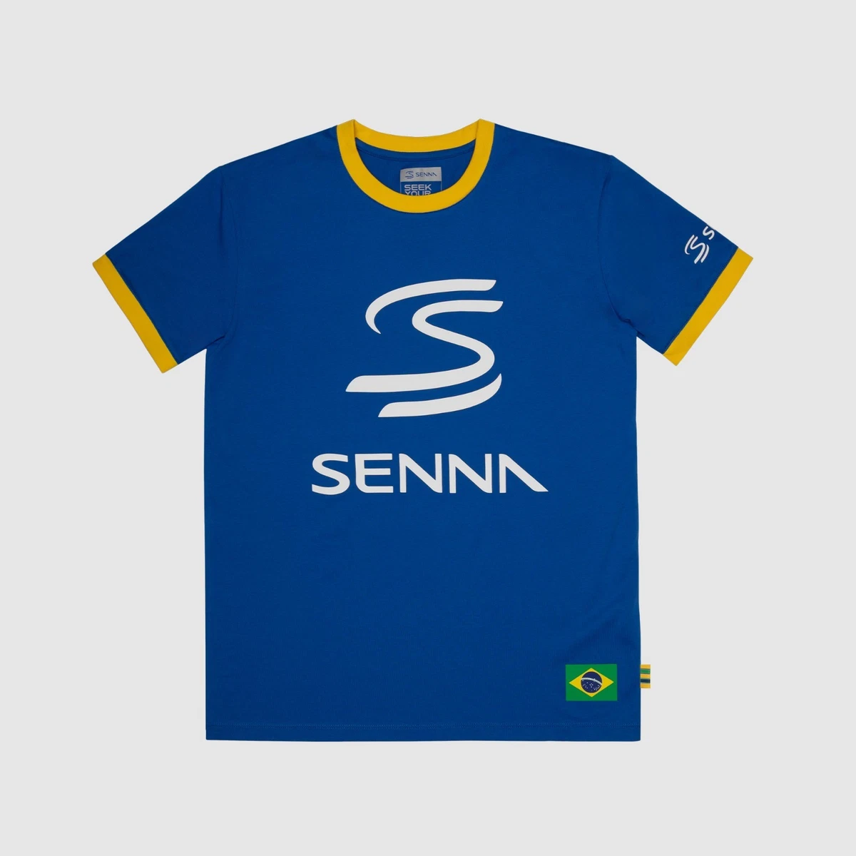 T-shirt Senna Tribute – Ayrton Legend Driver F1 – Driven To Perfection – FBDesign Uomo