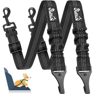 Hunde Sicherheitsgurt Anschnallgurt 2er Set verstellbar bis 70cm für Auto Ans...