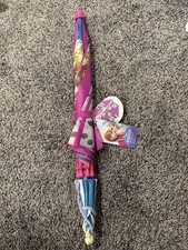 DISNEY'S FROZEN ELSA 3D Anna Purple Blue CHILD Kids SIZE UMBRELLA 