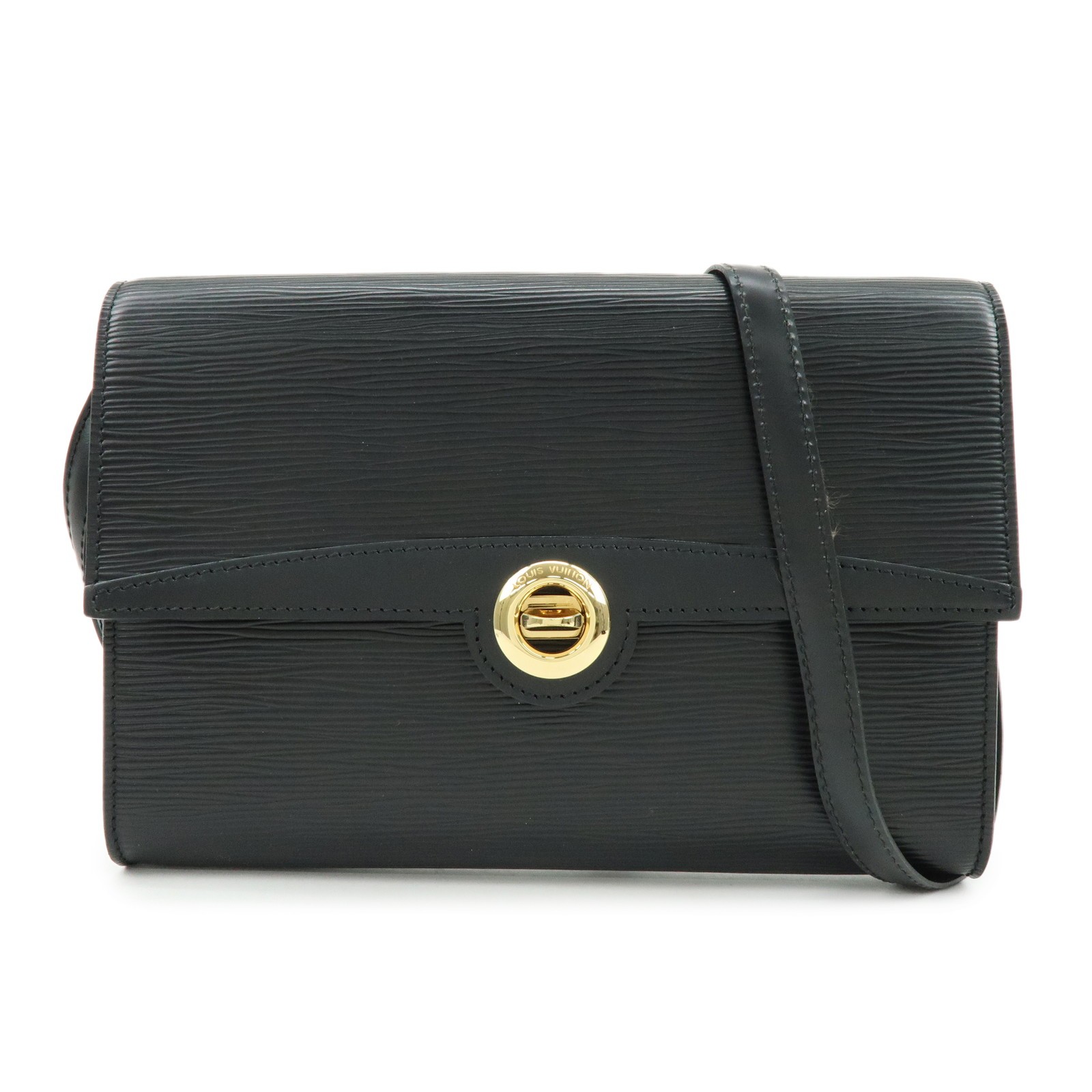 Louis Vuitton Epi Arche 2Way Shoulder Bag Clutch Bag Noir M52572 Auth Used F/S