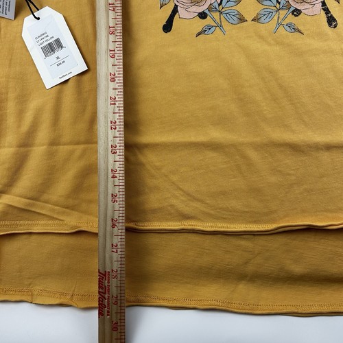 Women’s XL Cleo & Wolf Yellow Free Spirit Sleeveless Tank Top Peace Love Hippie - Picture 8 of 10