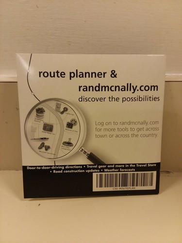 Rand McNally Route Planner Trip Planning Software CD Rom 2001 - Picture 2 of 4