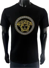 Vèrsace Men Black T-Shirt