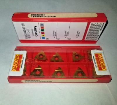 10 Plaquettes Sandvik Coromant R166.0G-16VM01-002 – Référence 1020, Neuves