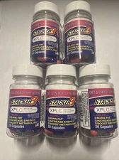 5 20ct Stacker 3 XPLC Bottles Dietary Supplement Weight Loss 100 Pills FREE SHIP
