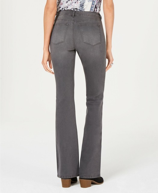 Style&co. Women's Size 14 Gray Grey Low Rise Curvy Fit Bootcut Jeans for sale online | eBay