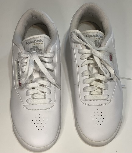 Reebok Classic All White Gym Shoes Women's 039501 Size 8 | eBay