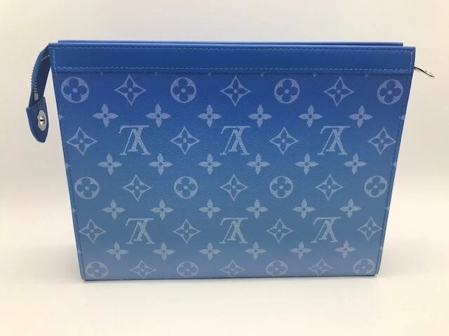 Louis Vuitton Pochette Voyage Canvas Clutch Bag (pre-owned) in