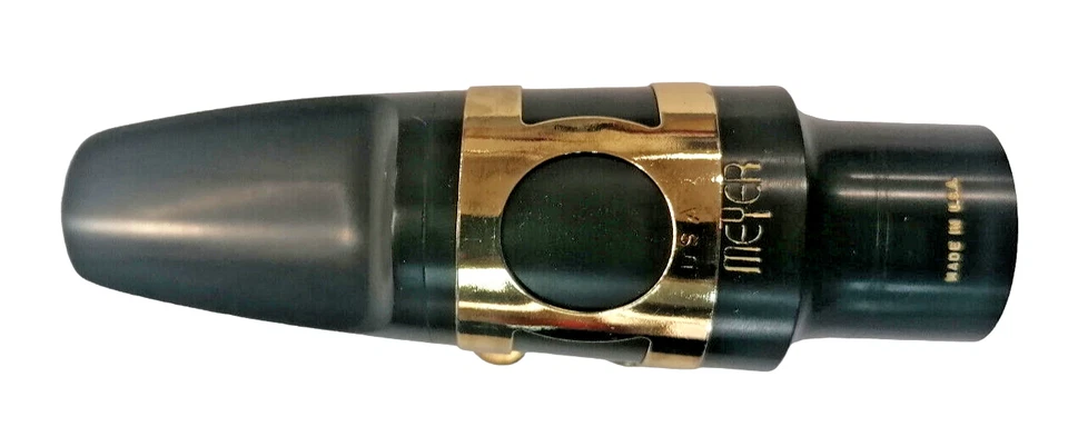 Meyer Bocchino in Ebanite per Sassofono Tenore Sax 6MM Legatura e Copribecco Foto 3 de 4