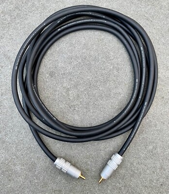 MIT MITV Video / Digital Standard 75 Ohm RCA Video Cable 10' Rare & Nice!