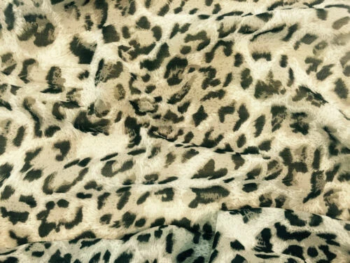 Chiffon Animal Print Craft Fabrics