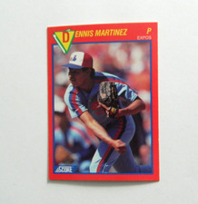 1989 SCORE MLB Dennis Martinez Superstar card#13