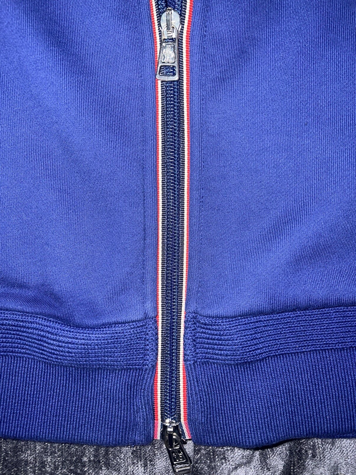 Cardigan uomo vintage blu Moncler maglia felpa con cappuccio 3XL ORLO come grande
