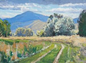 Superb Original Taylor Lynde Painting, Montana Landscape Art
