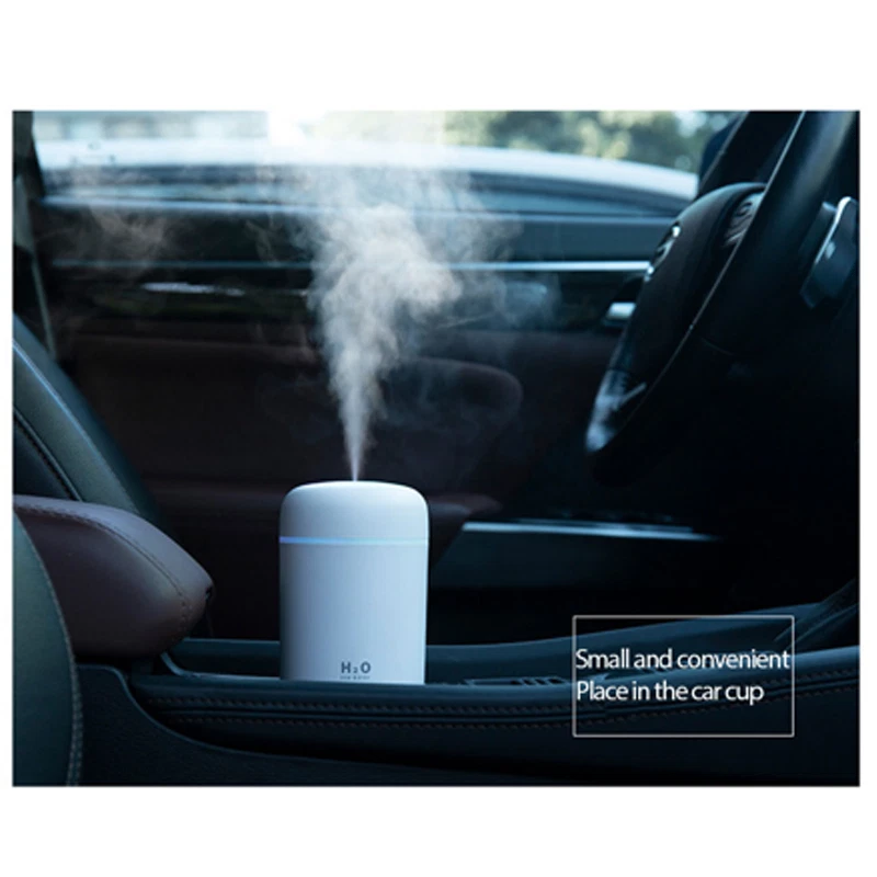 Car USB Air Purifier Diffuser Aroma Oil Humidifier Mist Night Light for Home - Image 4 of 4