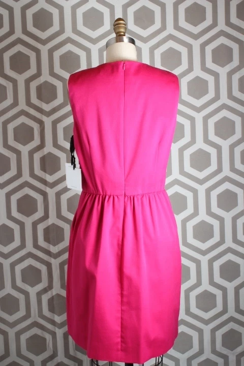 Abito rosso Valentino Abiti Donna Orchidiea rosa nuovo con etichette EU 46 US 8 cotone lana