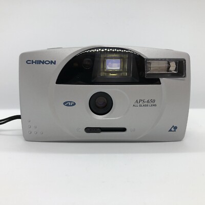 Chinon APS - 650 24mm Vintage Film Camera Point & Shoot #OO356067 TESTED