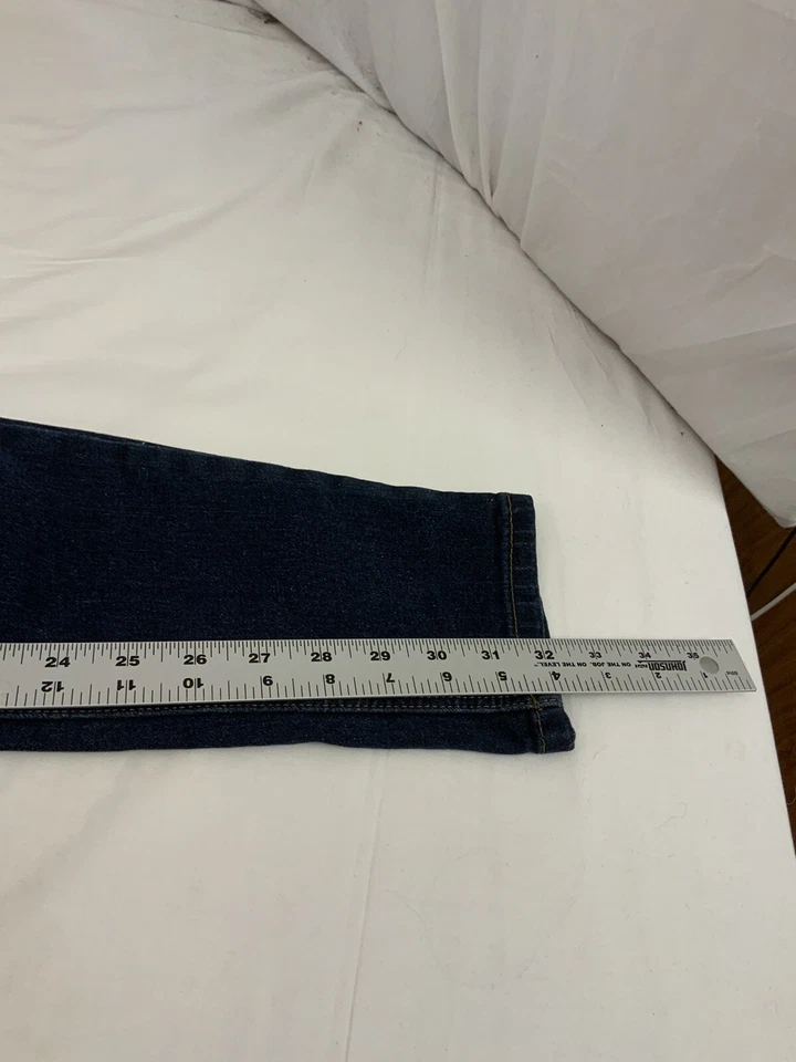 Zara Jeans 4 Blue Dark Wash Slim Fit Skinny Cotton Stretch YGI X1-190 - Image 3 of 4