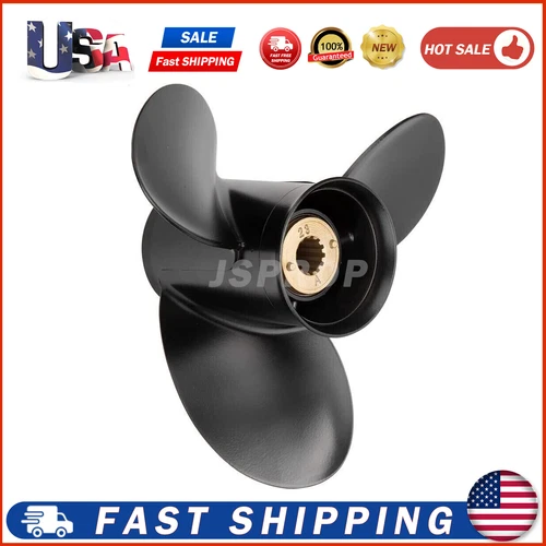 10 1/8 x 15 Boat Propeller fit Mercury Outboard  Engines 25-70HP 13 Tooth,RH - Picture 1 of 6