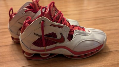Nike Flight Shox Basketball Shoes - Red/White - 2004