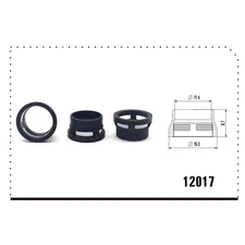 100 Pcs Fuel Injector Micro Basket Filter Fits Deka Repair Kit 15.3x11.6x8.7