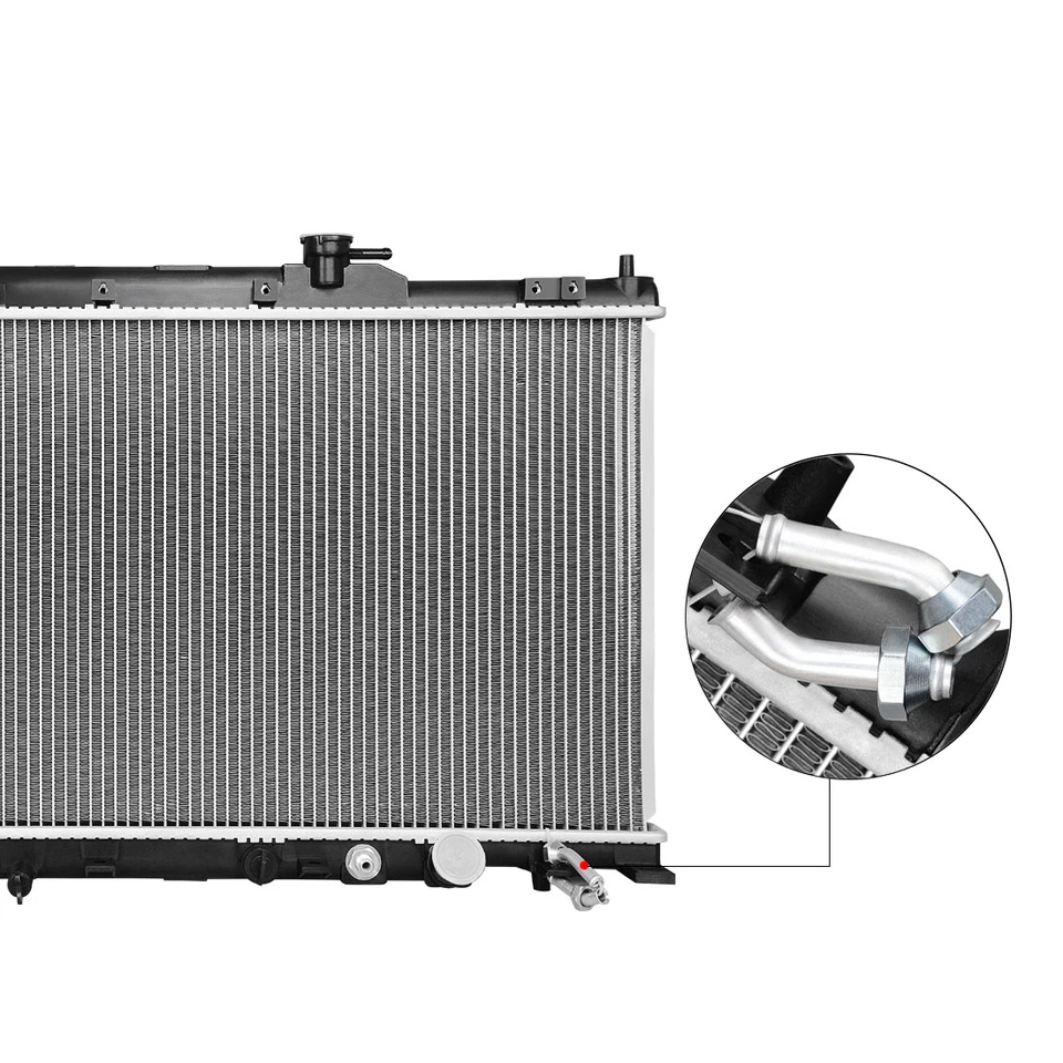 Radiador 2443 para Honda CRV CR-V 2002-2006 2003-2006 Element EX DX LX Sport 2,4 L Foto 3 de 4