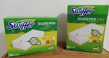 2- Swiffer Sweeper Dry Gains 16 Count 