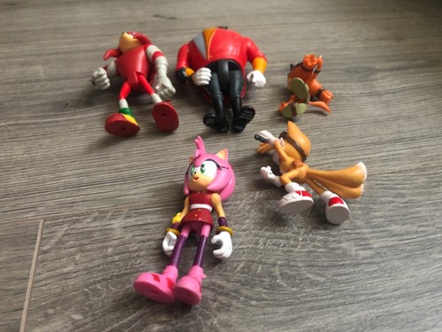 SONIC Boom Action Figure lot of 5 Tomy Robotnik Badger Amy Knuckles Tails - Picture 5 of 9