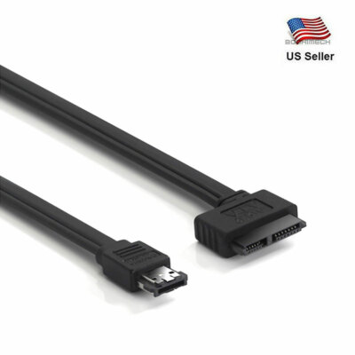 Esata eSATAp to Slim Sata 7+6 13Pin Cable for Optical Combo eSATA USB 2.0 Cable
