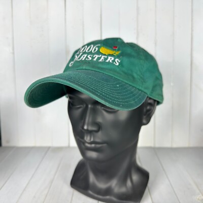 The Masters 2006 Augusta Green Adjustable Strapback Hat by American Needle VTG