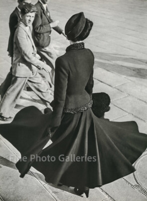 1947 Vintage RICHARD AVEDON Paris DIOR Female Fashion Duotone Photo Art 16x20