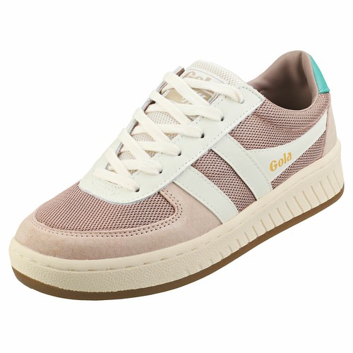 Gola Grandslam Malla Flor para Mujer Blanco Moda Zapatillas - 40 UE | eBay