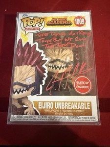 Funko Pop! Vinyl: My Hero Academia Eijiro Kirishima Metallic Figure autographed