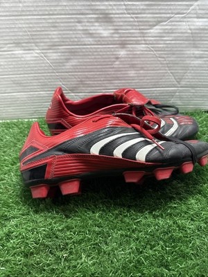 Vintage 2007 Adidas Predator Absolute TRX FG Black Red White US 10 UK 10 Rare