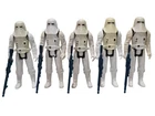 Star Wars Vintage Hoth Stormtrooper Action Figure Lot Of 5 & Original Blasters