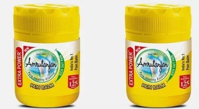 ( 2 x 50 ml ) Amrutanjan Extra Power Yellow Pain Balm