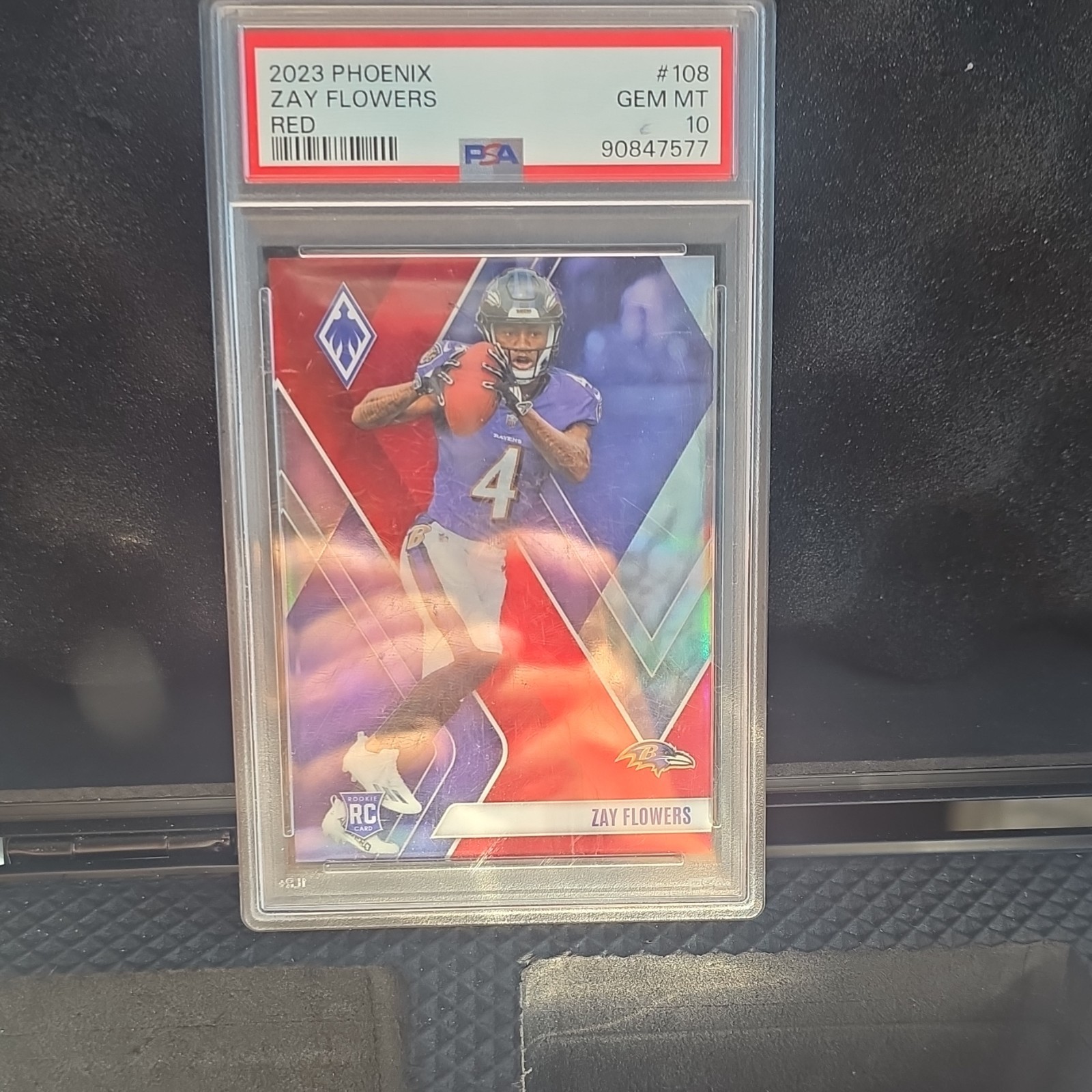 2023 Panini Phoenix - Rookies Zay Flowers #108 Red /250 (RC)